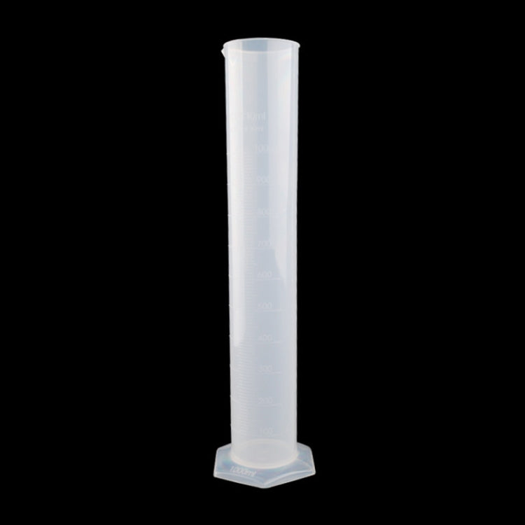 1000mL PP Plastic Spout Graduation Measuring Cylinder with Hexagonal Base
