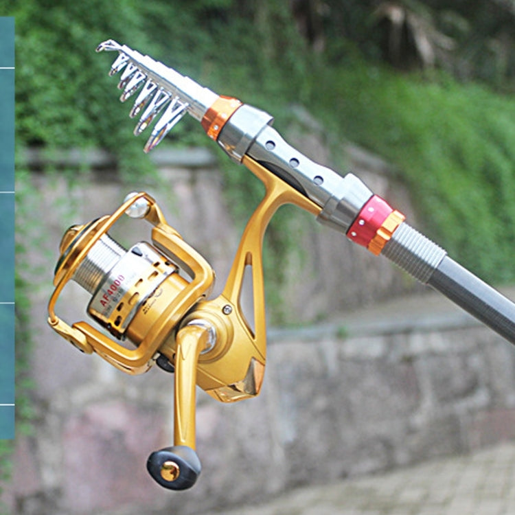 2.1m Carbon Pole  Travel Portable Fishing Pole,Random Color Delivery