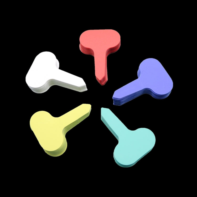 100PCS Floral Label Gardening Label Waterproof small card Insert Label Potted Label,Random Color Delivery