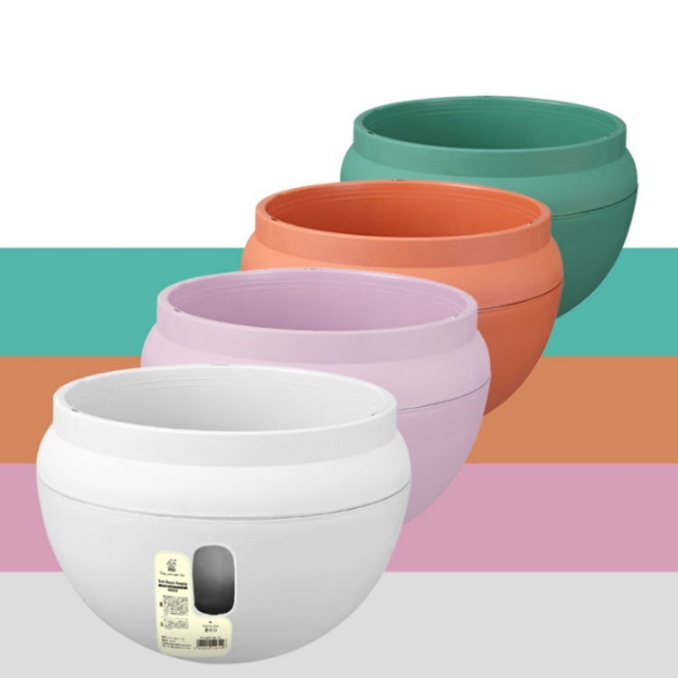 Hanging Plastic Flower Pots Hanging Pots Flower Pot With Hanging Chain,Large Size: 24 x 18cm ,Random Color Delivery