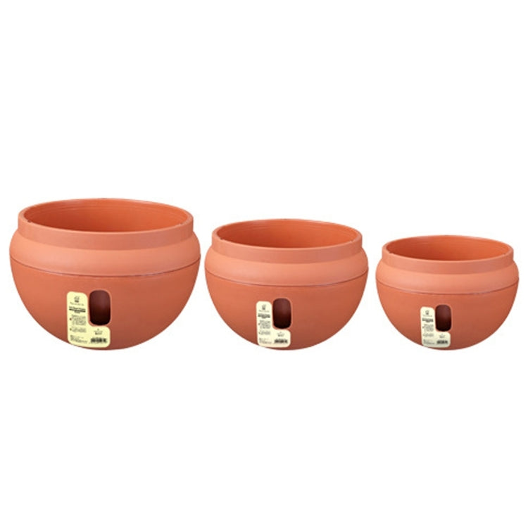 Hanging Plastic Flower Pots Hanging Pots Flower Pot With Hanging Chain,Medium Size:23.2*15.7cm ,Random Color Delivery