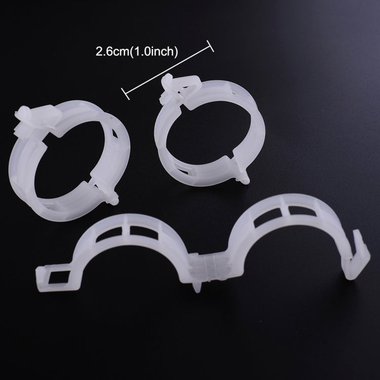 500 PCS 25mm Plastic Fixed Tie Clip Hanging Crane Folder Vines Plant Fixed Clip