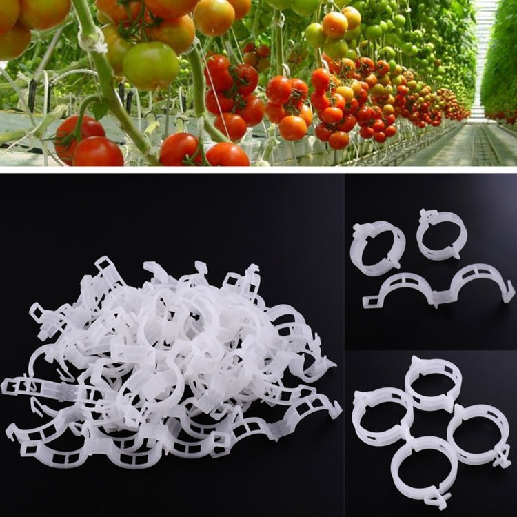 500 PCS 25mm Plastic Fixed Tie Clip Hanging Crane Folder Vines Plant Fixed Clip