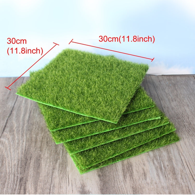 Simulation of Small Lawn Micro-landscape Green Grass Landscape,Size:30 x 30cm
