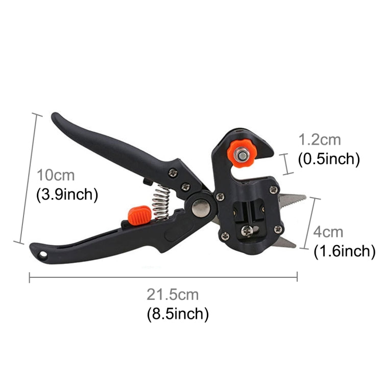 Professional Grafting Tool Set Pruning Scissors Seedling Grafting Machine Grafting Device with Three Blades, a Cross Knife ,a Wrench