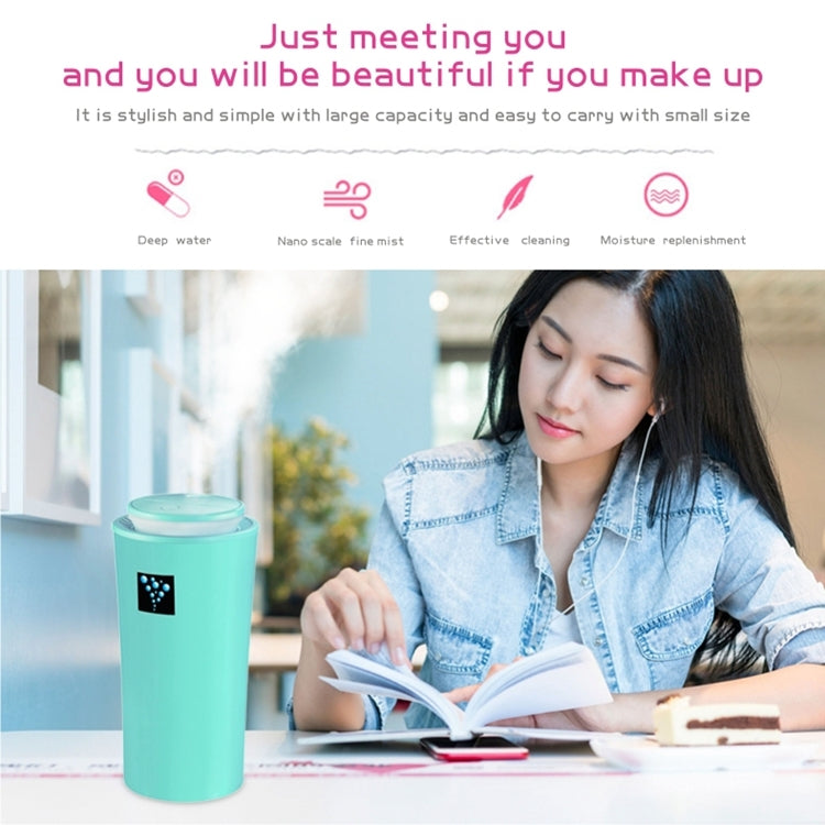 Small-3 2W Humidifier Moisture Meter Moisturizing Instrument with LED Night Light, Water Tank Capacity: 260ml