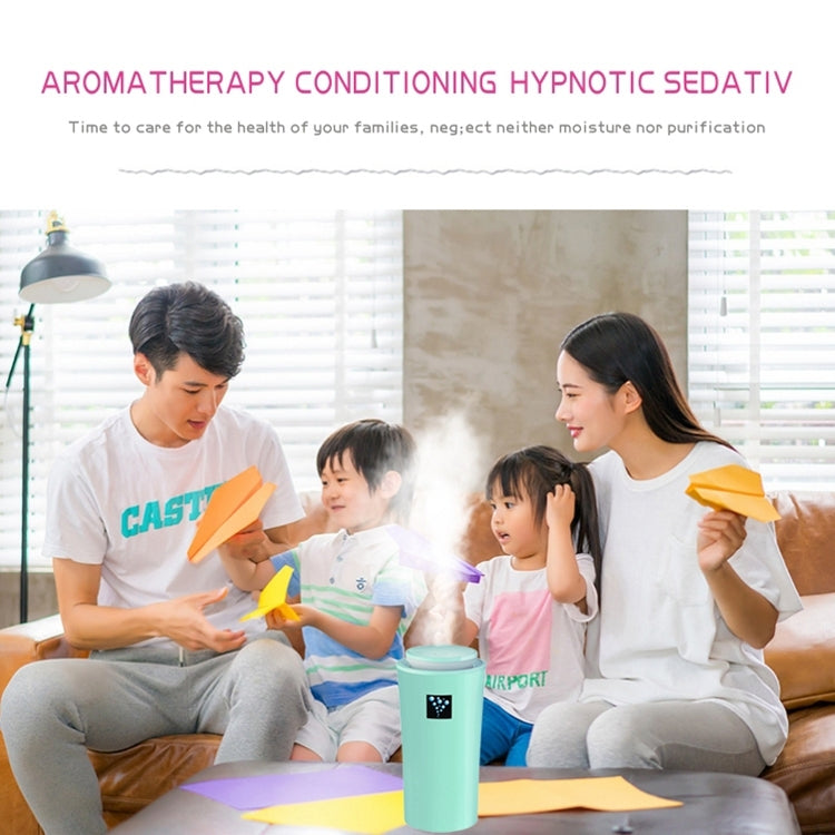 Small-3 2W Humidifier Moisture Meter Moisturizing Instrument with LED Night Light, Water Tank Capacity: 260ml