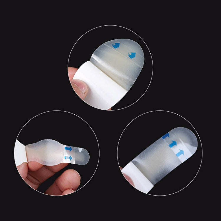 10 PCS Foot Care Skin Hydrogel Analgesic Plaster Blisters Slip Heel Protector Size: 17x60cm