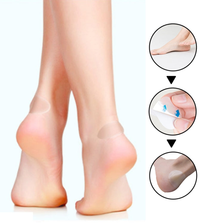 10 PCS Foot Care Skin Hydrogel Analgesic Plaster Blisters Slip Heel Protector Size: 44x69cm