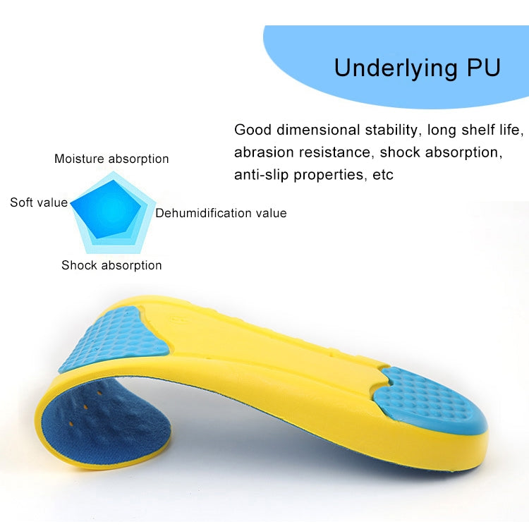 1 Pair Stretch Breathable Absorbent Deodorant  Sports Tourism And Leisure Comfort Cushioning Insole, Size: S(34-36Yards)