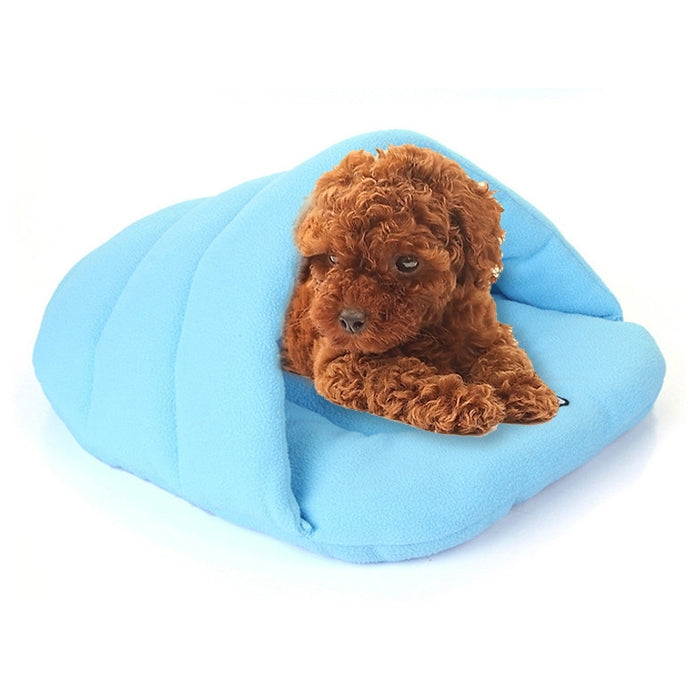 Slipper Shape Polar Fleece Warm Thicken Pet Dogs Cats House Size: L, 58×68×32cm