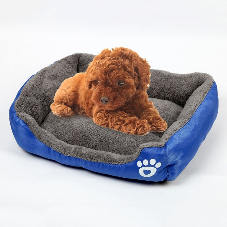 Candy Color Four Seasons Genuine Warm Pet Dog Kennel Mat Teddy Dog Mat, Size: 3XL, 110×82×20cm