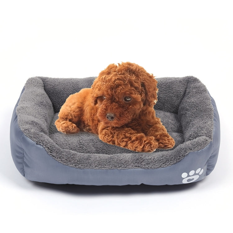 Candy Color Four Seasons Genuine Warm Pet Dog Kennel Mat Teddy Dog Mat, Size: 3XL, 110×82×20cm