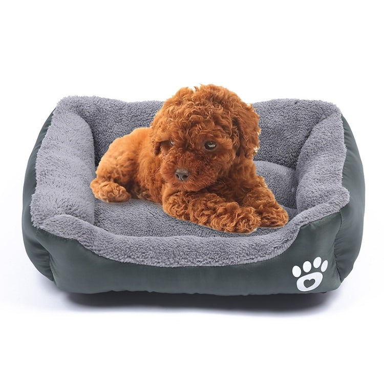 Candy Color Four Seasons Genuine Warm Pet Dog Kennel Mat Teddy Dog Mat, Size: L, 66×50×14cm