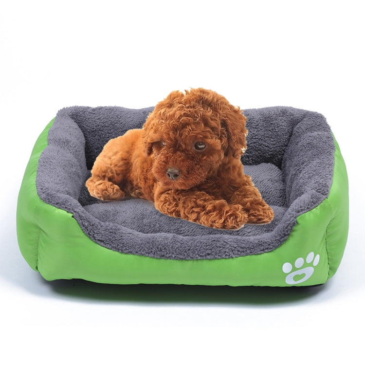 Candy Color Four Seasons Genuine Warm Pet Dog Kennel Mat Teddy Dog Mat, Size: L, 66×50×14cm