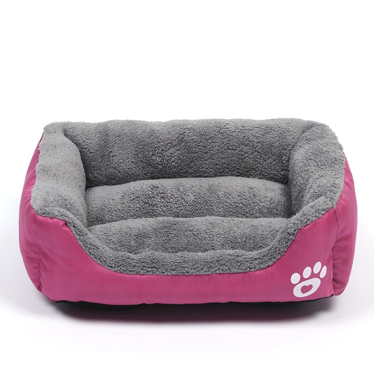 Candy Color Four Seasons Genuine Warm Pet Dog Kennel Mat Teddy Dog Mat, Size: XL, 80×60×16cm