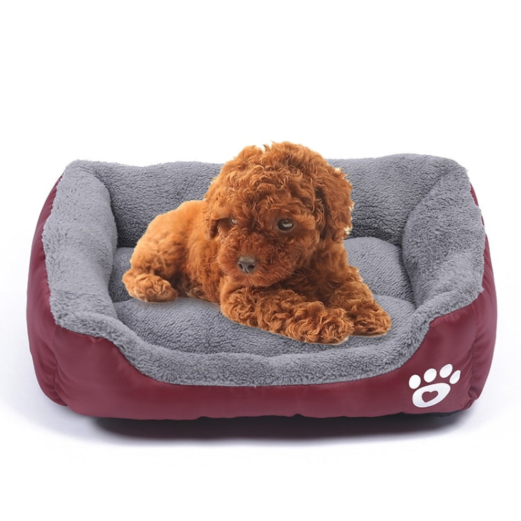 Candy Color Four Seasons Genuine Warm Pet Dog Kennel Mat Teddy Dog Mat, Size: XXL, 95×72×18cm