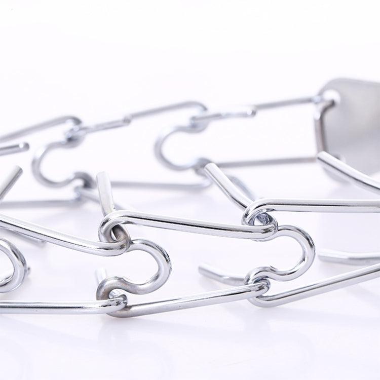 Pet Dogs High Quality Metal Collar Adjustable Chain Specific Training Dogs Chain Collar, Size: 4.0mm*60cm