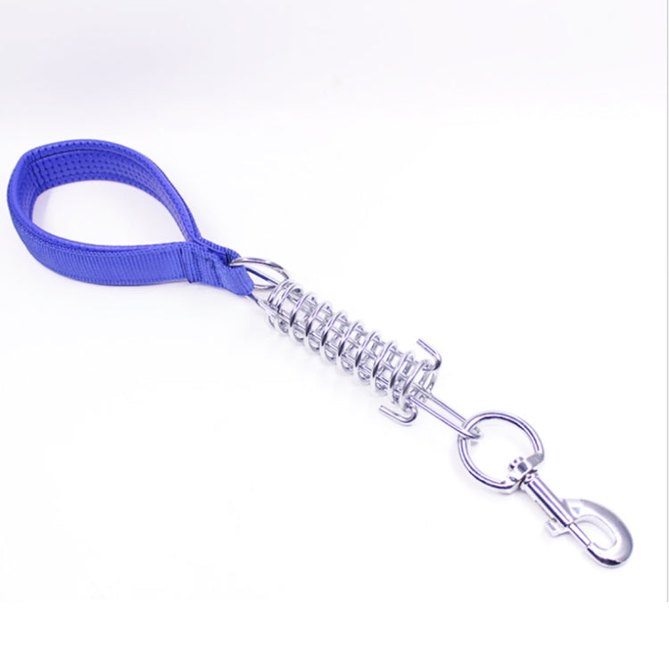Pet Medium Large Dogs Cushion Traction Rope Spring Foam Handle Explosion-proof Short Chain, Size: 3mm*40cm, Foam Width: 2cm