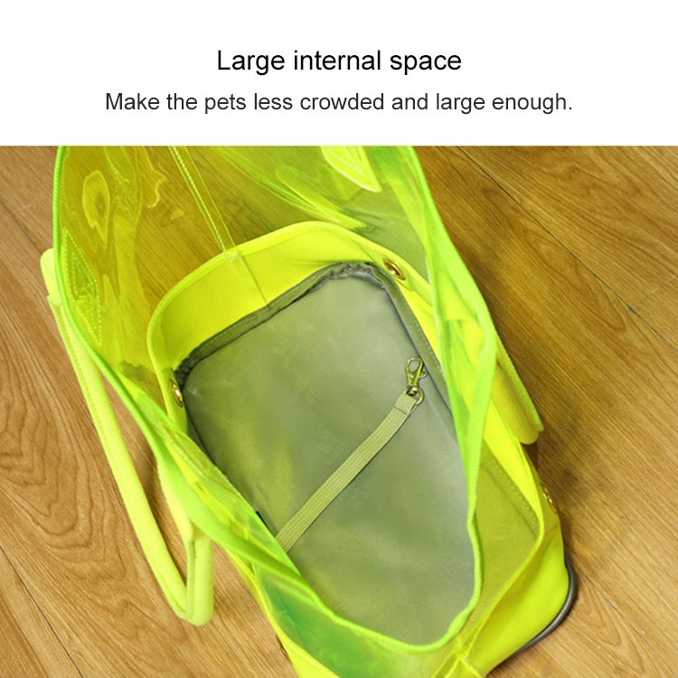 DODOPET Outdoor Portable Fashion Transparent Cat Dog Pet Carrier Bag Handbag Shoulder Bag, Size: 36 x 20 x 30cm