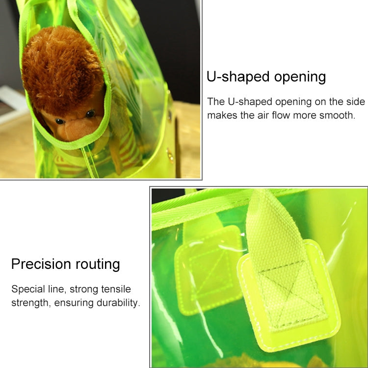 DODOPET Outdoor Portable Fashion Transparent Cat Dog Pet Carrier Bag Handbag Shoulder Bag, Size: 36 x 20 x 30cm