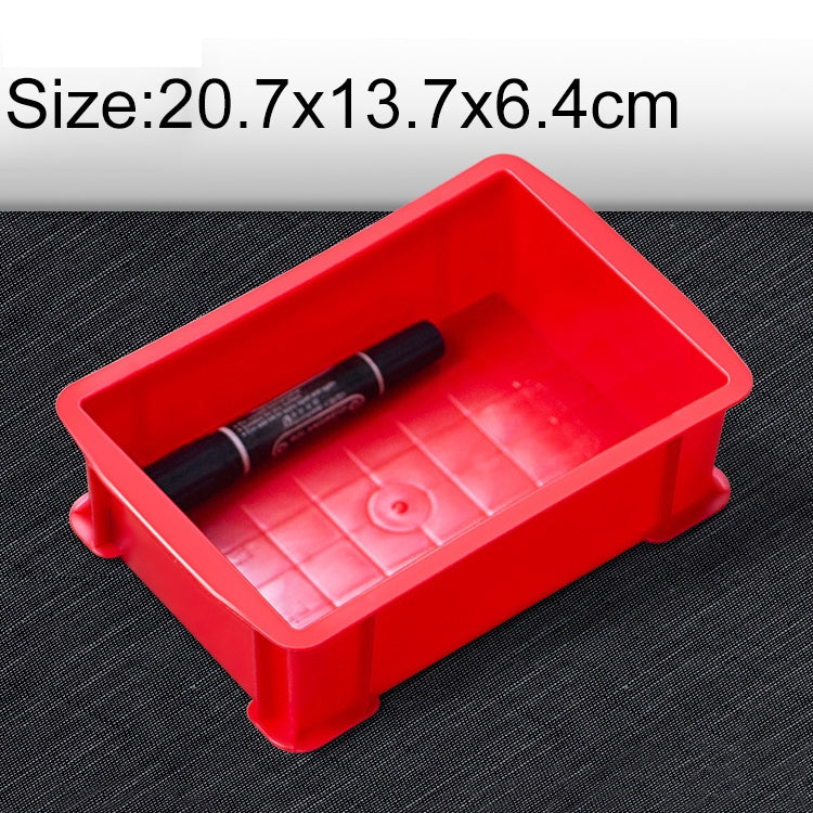 Thick Multi-function Material Box Brand New Flat Plastic Parts Box Tool Box, Size: 20.7cm x 13.7cm x 6.4cm