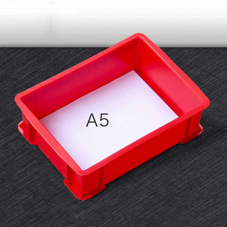 Thick Multi-function Material Box Brand New Flat Plastic Parts Box Tool Box, Size: 25.3cm x 18cm x 7.4cm