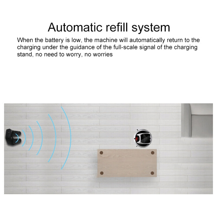 FD-3RSW(IB)CS 800Pa Suction Smart Household Vacuum Cleaner Clean Robot with Remote Control