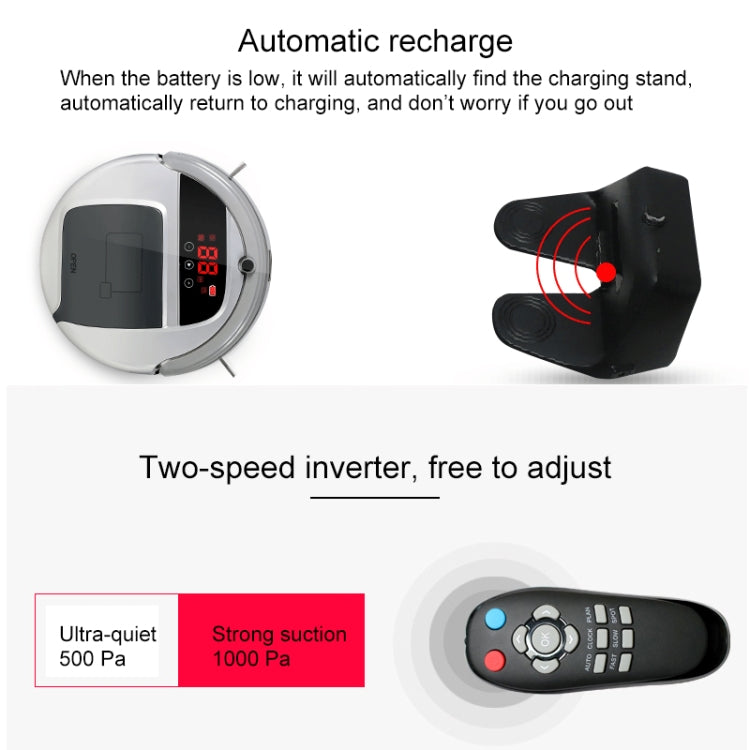 FD-3RSW(IC)CS 1000Pa Large Suction Smart Household Vacuum Cleaner Clean Robot