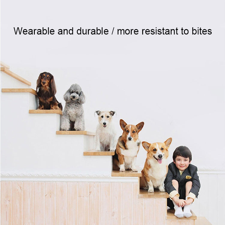 Dog Bone Pattern Big Soft Warm Kennel Pet Dog Cat Mat Blanket,with Rattan Mat & Blanket Size: XXS, 45×30×15cm