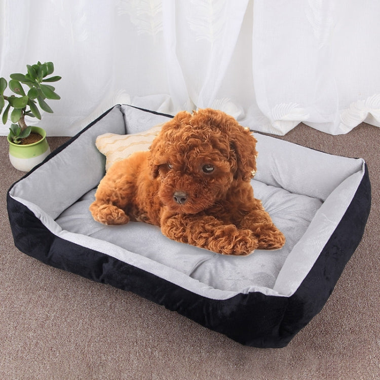 Dog Bone Pattern Big Soft Warm Kennel Pet Dog Cat Mat Blanket, Size: S, 60×45×15cm