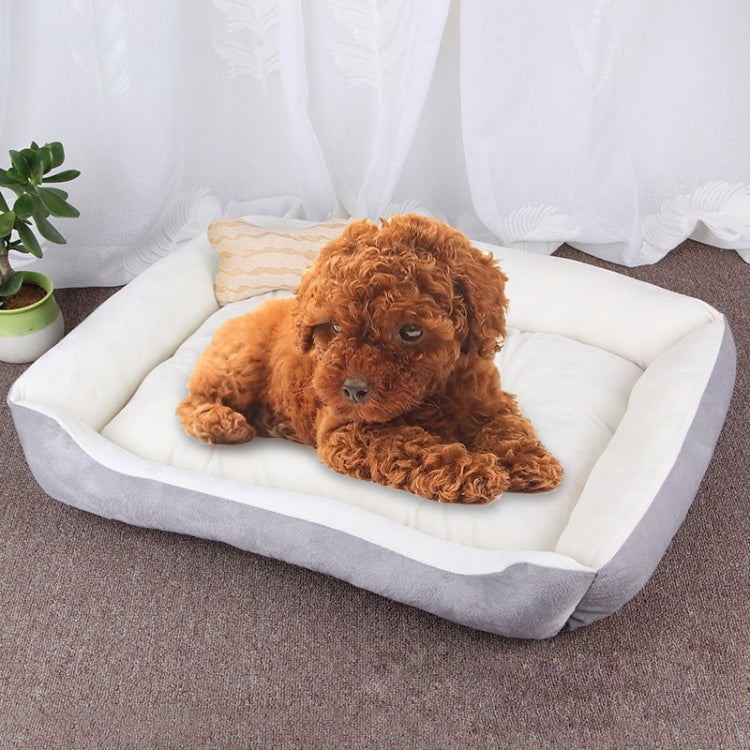 Dog Bone Pattern Big Soft Warm Kennel Pet Dog Cat Mat Blanket, Size: M, 70×50×15cm