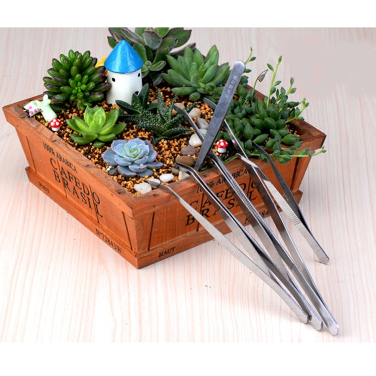 4pcs Stainless Steel Plants Cleaner Tool Straight Tweezer Plants Cleaning Tool Aquarium Maintenance Tools Marine Aquarium Live Plants Tweezers,Length:12cm