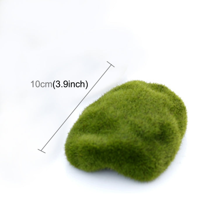 Simulation of False Moss Simulation of Bryophyte Stone Moss Flocking False Lawn Micro Landscape Decoration Accessories,Diameter:10cm