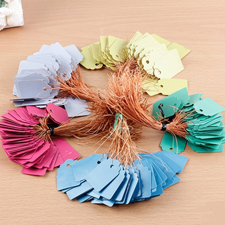 100 PCS Waterproof Durable and Reusable Plastic Nursery Garden Plant Label Flower Tag Mark Plant Tag Labels, Random Color Delivery