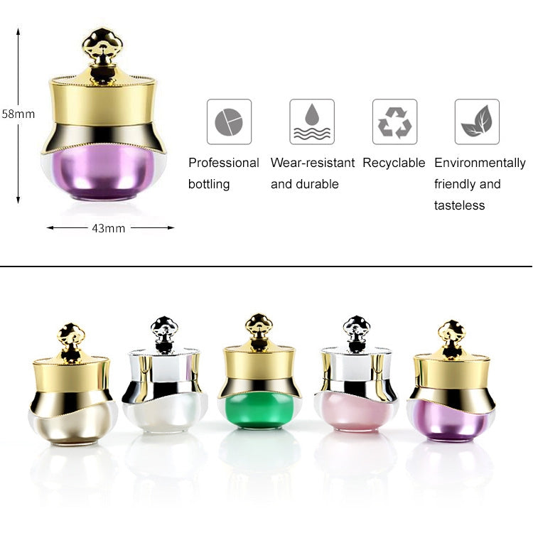 Acrylic Travel Containers with Hard Sealed Lids Suitable for Face Hand Body Cream, 5ml