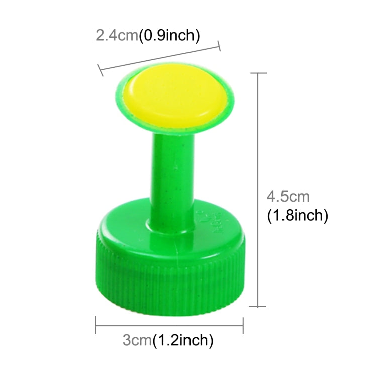 2 PCS Portable Small Plastic Watering Sprinkler Kettle Mouth Bottle Cap Plant Watering Sprinkler Portable Household Potted Plant Waterer Gardening Tools Watering Sprinkler Mouth, Random Color Delivery