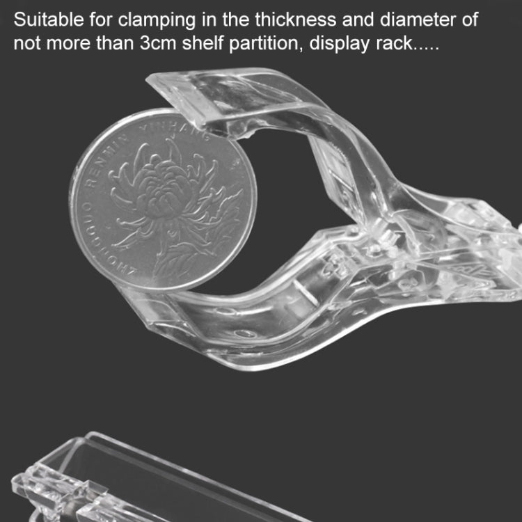 2pcs JHB01 Pop Advertising Clip Supermarket Promotional Price Tag Price Tag