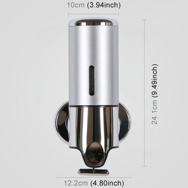 Hotel Shower Manual Dispenser Wall Mounted Washing Liquid Shampoo Soap Bottle, Capacity: 500ml