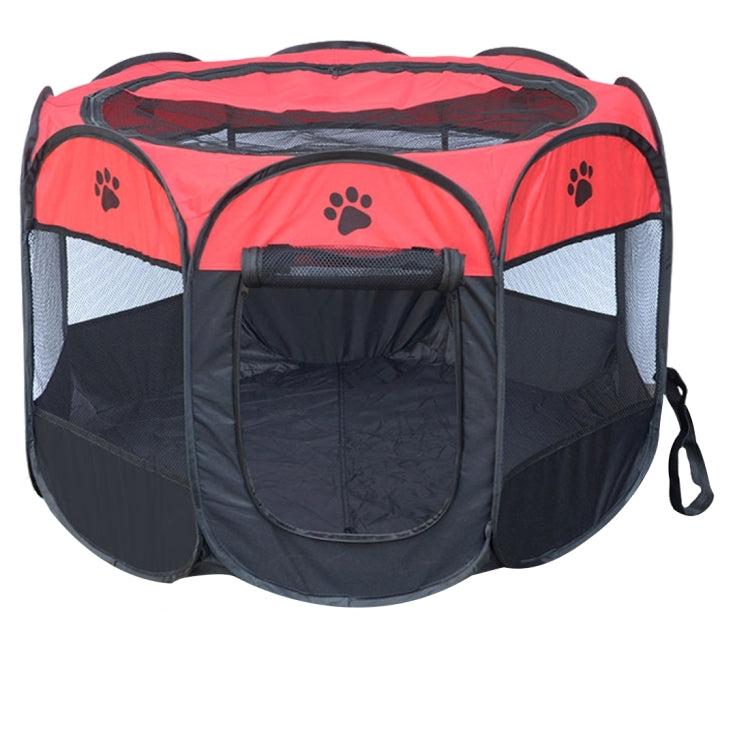 Fashion Oxford Cloth Waterproof Dog Tent Foldable Octagonal Outdoor Pet Fence, S, Size: 73 x 73 x 43cm
