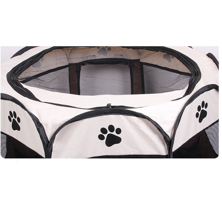 Fashion Oxford Cloth Waterproof Dog Tent Foldable Octagonal Outdoor Pet Fence, S, Size: 73 x 73 x 43cm