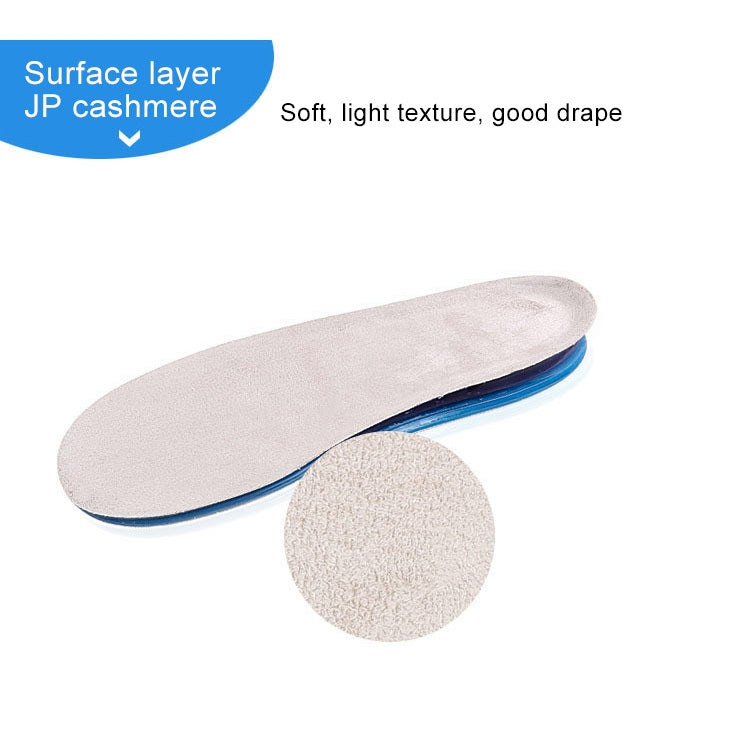 1 Pair Military Training Shock Resistance Sports Insoles Soft and Comfortable Stretch Thick Insoles, Size: M(38-42 Yards)