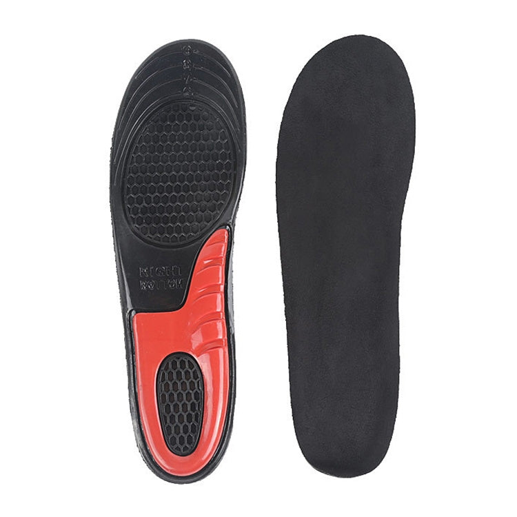1 Pair Military Training Shock Resistance Sports Insoles Soft and Comfortable Stretch Thick Insoles, Size: L(43-46 Yards)