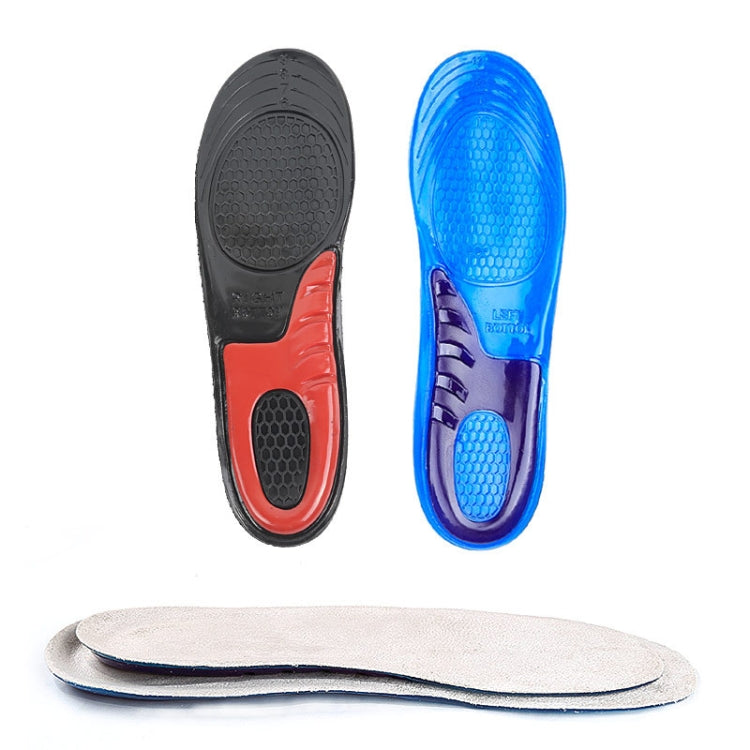 1 Pair Military Training Shock Resistance Sports Insoles Soft and Comfortable Stretch Thick Insoles, Size: L(43-46 Yards)