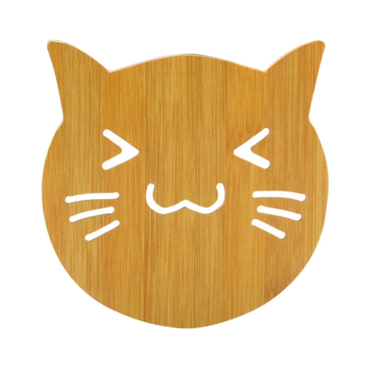 5pcs Cute Cartoon Kitchen Table Protect Wood Cup Pad Heat Insulation Coaster Mat, Random Style Delivery