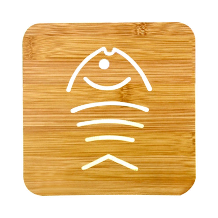 5pcs Cute Cartoon Kitchen Table Protect Wood Cup Pad Heat Insulation Coaster Mat, Random Style Delivery