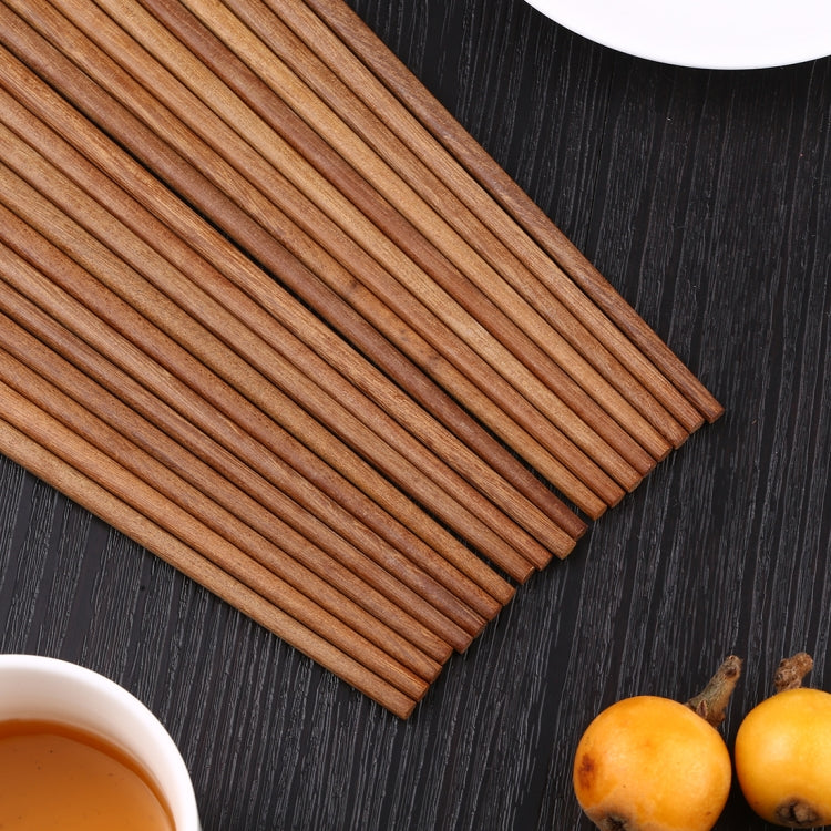 10 Pairs Natural Iron Wood Non-slip Chopsticks