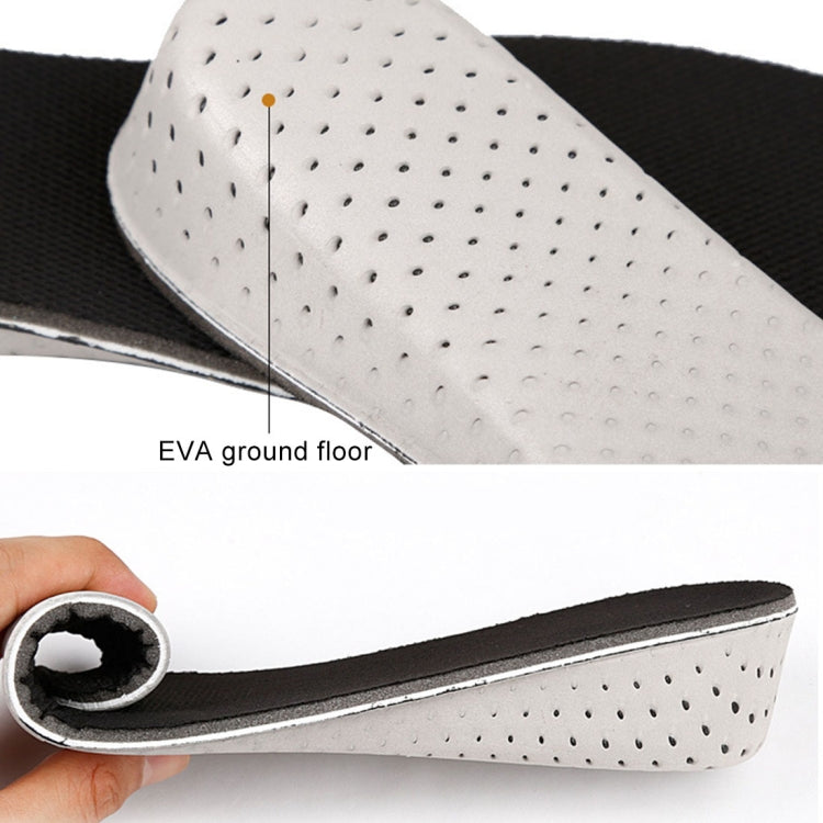 1 Pair EVA Breathable Insert Shoes Height Increase Insoles, Height: 3cm