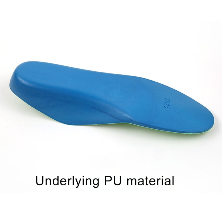 Children PU XO Leg Corrective Insole, Size: 23cm