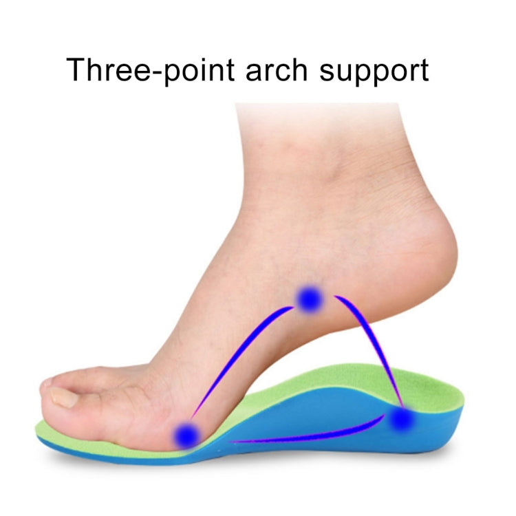 Children PU XO Leg Corrective Insole, Size: 24cm